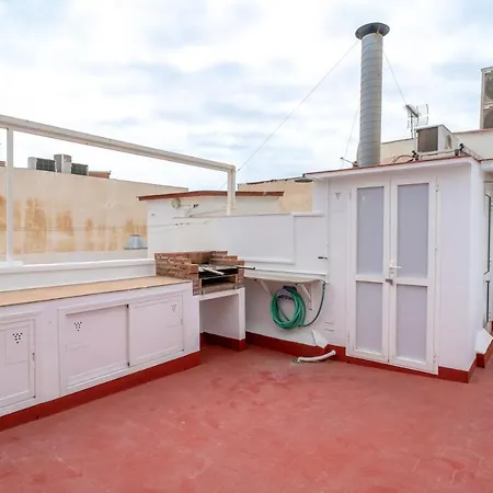 Acogedor Apartamento Centro Ciudad, 1m Playa, Terraza Фуэнхирола