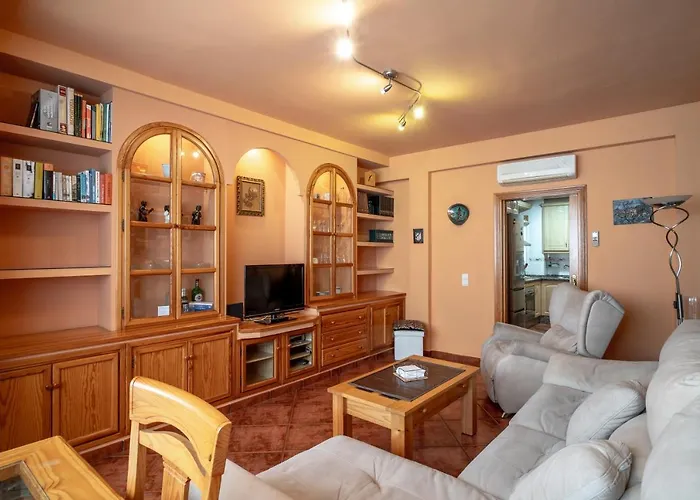 Acogedor Apartamento Centro Ciudad, 1m Playa, Terraza דירה